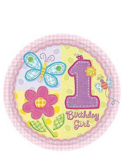 Glitz & Glam Theme Party Paper Plates - 10 inches - 8PC