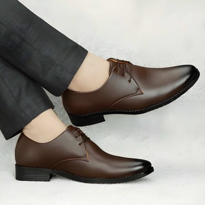WUGO::Latest Fabulous Men Formal Shoes|Brown Derby Shoes|Office Shoes For Men's & Boys (Free Home Delivery)
