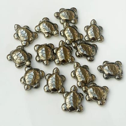 SahajHast Mini Pyrite Turtle Good Luck Crystal Carving | Pocket Totem for Wealth & Protection SahajHast Mini Pyrite Turtle Good Luck Crystal Carving | Pocket Totem for Wealth & Protection