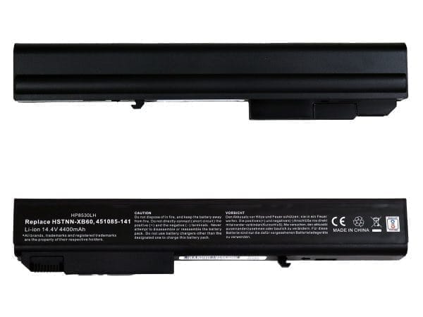 Laptop Battery for HP 8530 – EliteBook 8530P, 8530W, 8540P, ProBook 6545B Laptops 458274-421 484788-001 493976-001 501114-001 HSTNN-LB60 HSTNN-OB60 HSTNN-XB60 KU533AA, 14.4V 8 Cells 4400mAh – Compatible