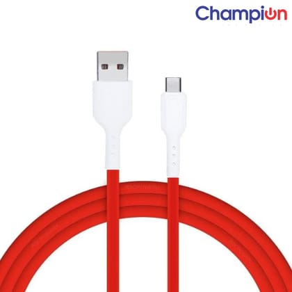 Champion USB A to Micro 3Amp Data Sync & Fast Charging Cable TPE for all Android & Micro USB Devices Champion USB A to Micro 3Amp Data Sync & Fast Charging Cable TPE for all Android & Micro USB Devices