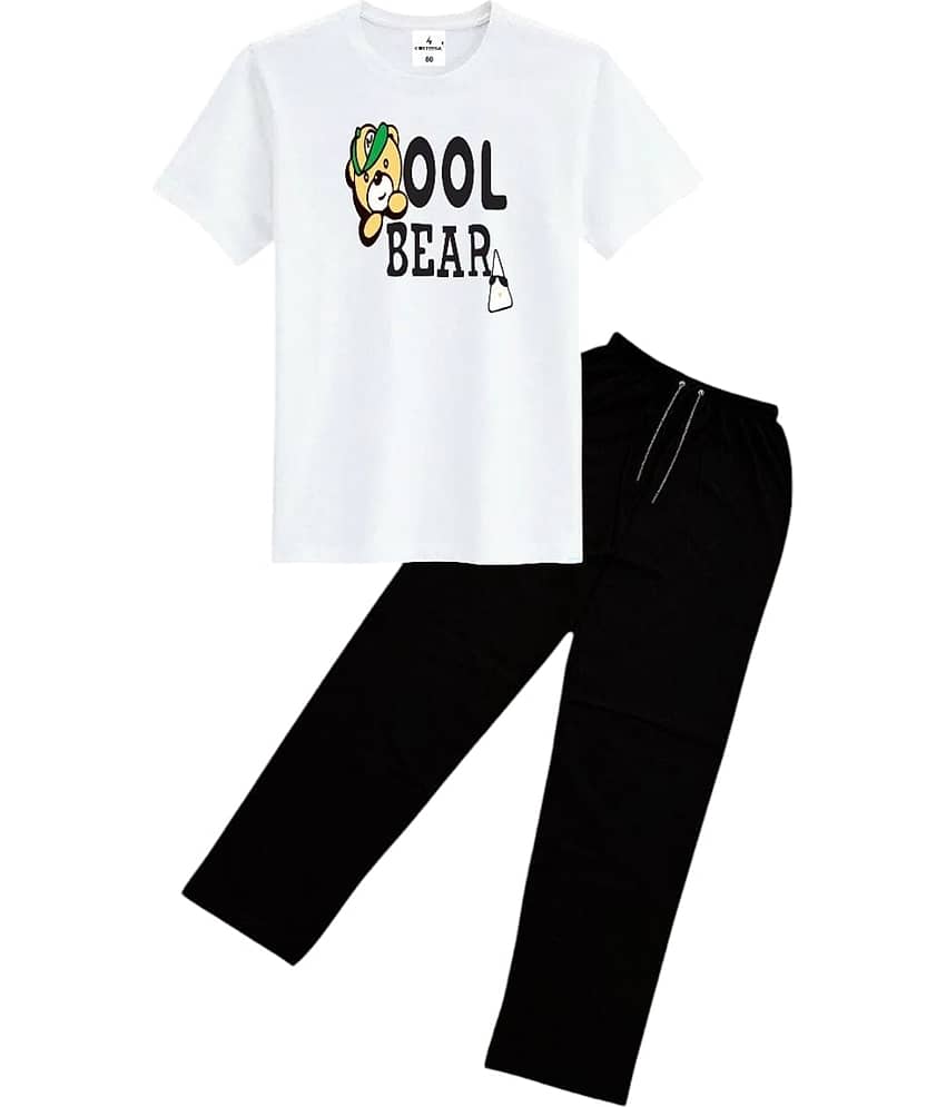 COOLTEES4U Pack of 1 Unisex Cotton T-Shirt & Shorts Set ( Multicolor )