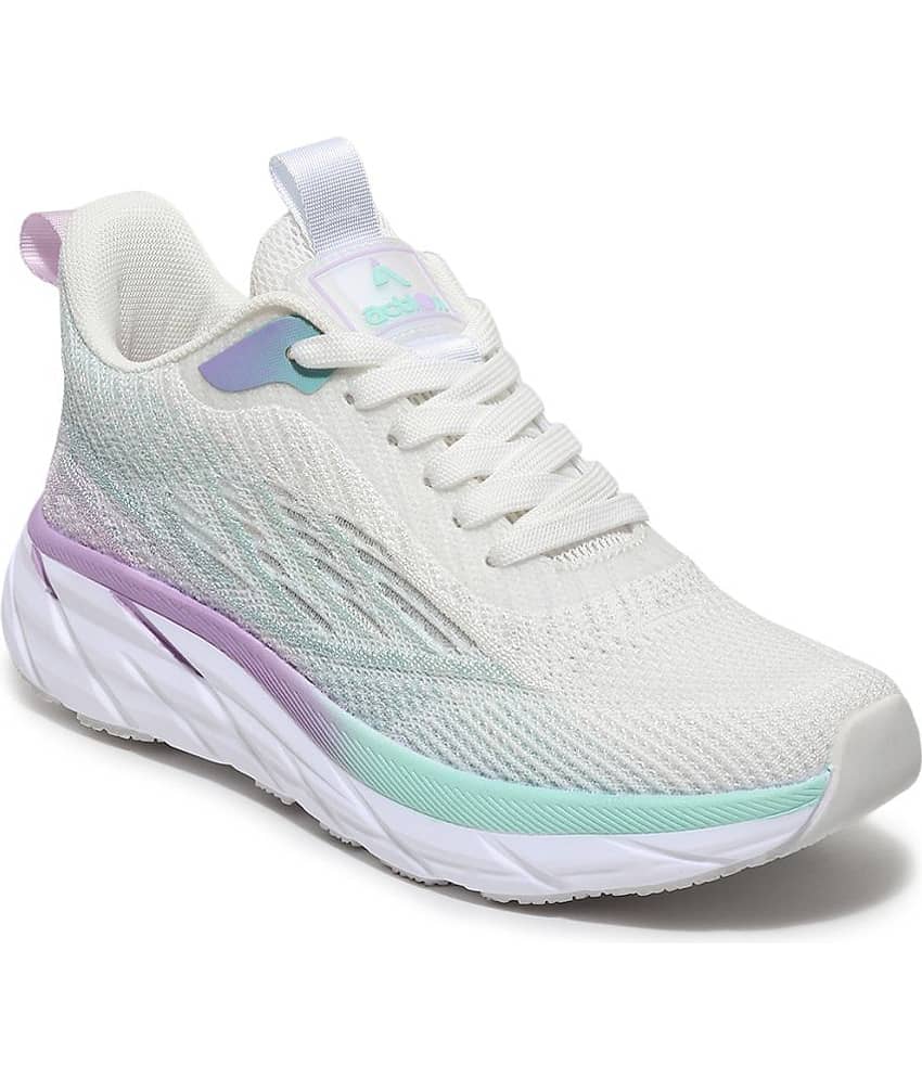 Action - White Women's Running Shoes