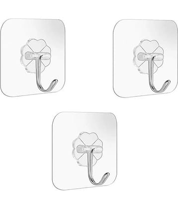 Wall Self Adhesive Hook for Kitchen and Bathroom ( Pack of 3 )