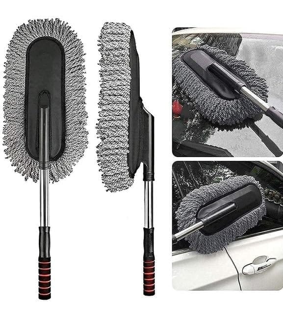 Generic Pack of 2 Big Car Duster (Grey)-PID66814