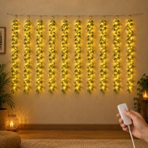 Decoration – 180 Led String Lights with 8 Modes Changer | Warm White Decorative Lights for Home Decor, Room,Wall,