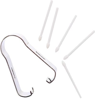 FITVERT Stylus Pen Replacement Tips Nibs for Samsung Galaxy Tab S6, Tab S6 Lite, Tab S7, Tab S7 FE Stylus Pen Replacement Tips -5pcs (White) White