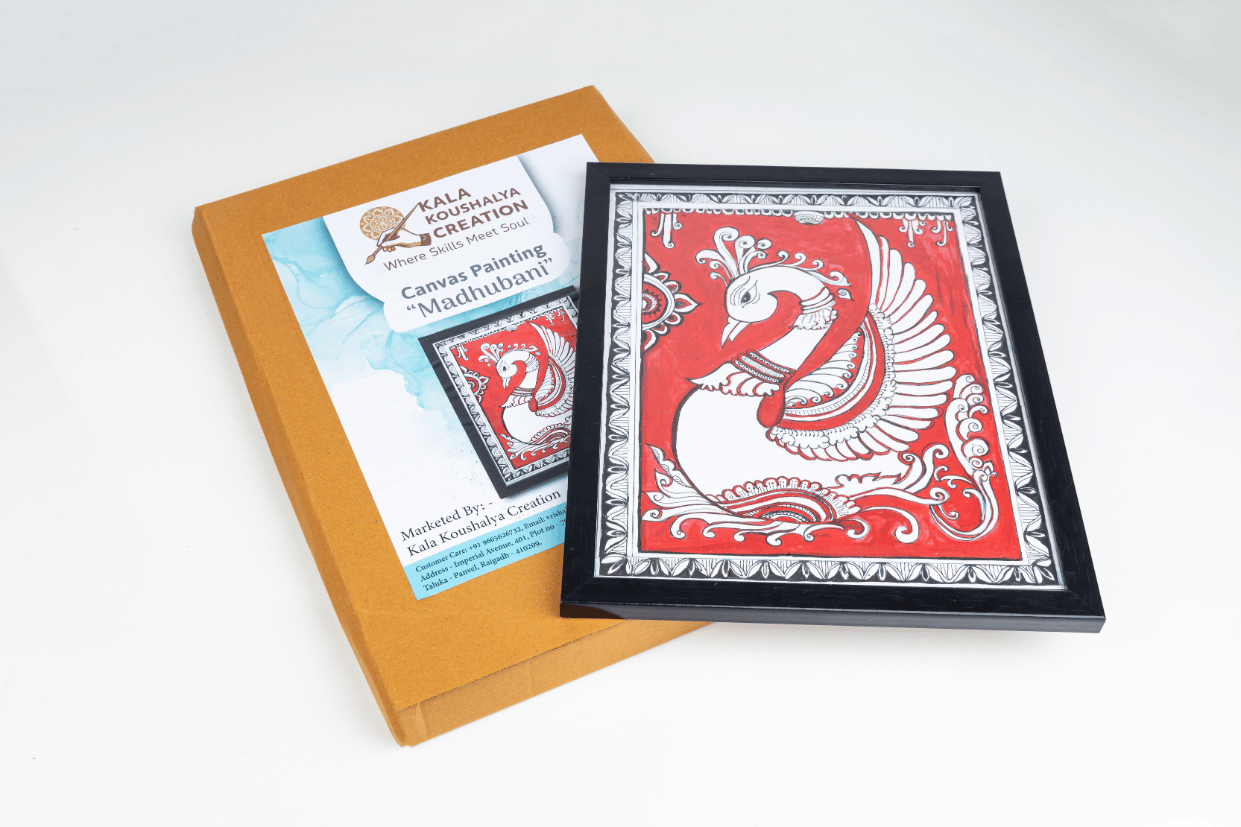 Canvas Painting – Madhubani 1 Piece Each