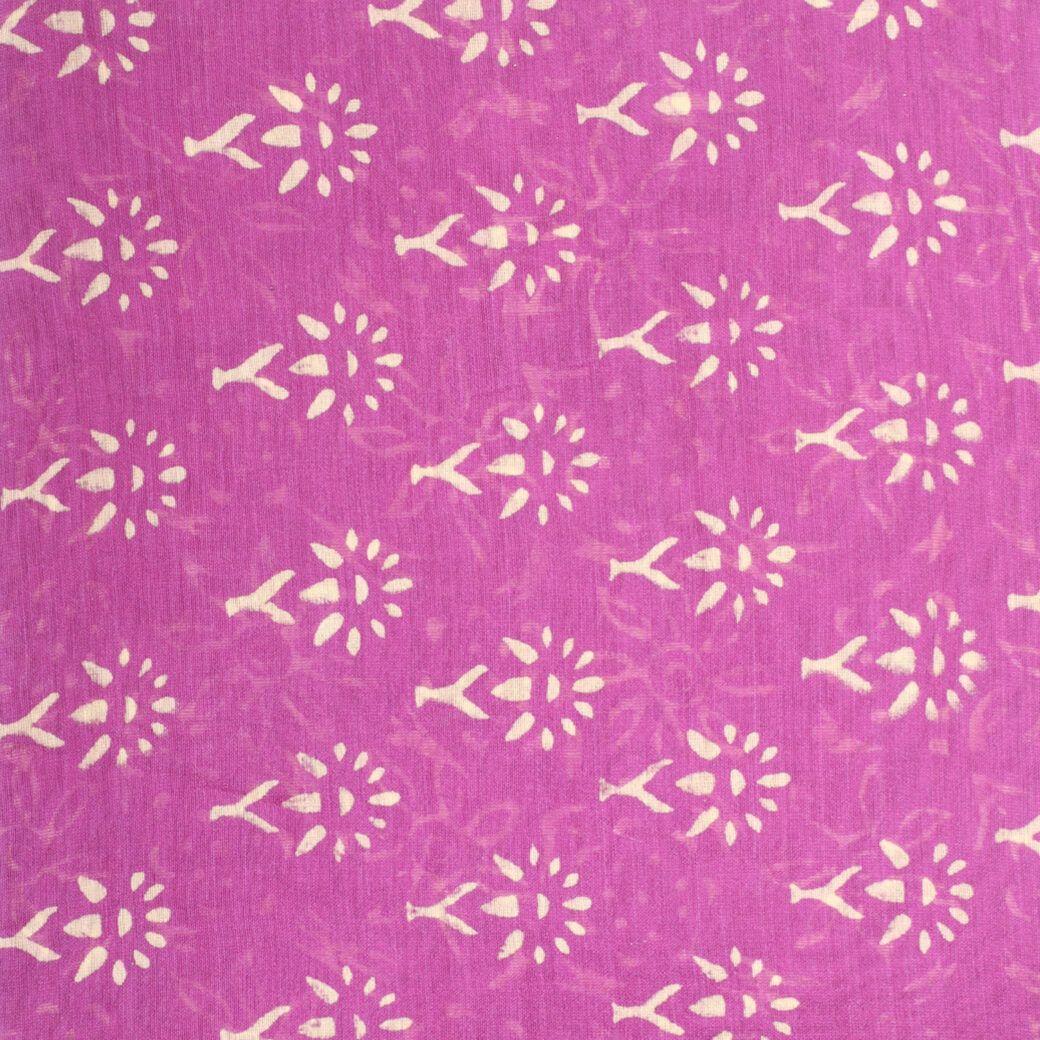 HANDLOOM CHANDERI 03 PCS DABU PRINTED SUIT (SKU - 1RDS01270221 Suit 94)