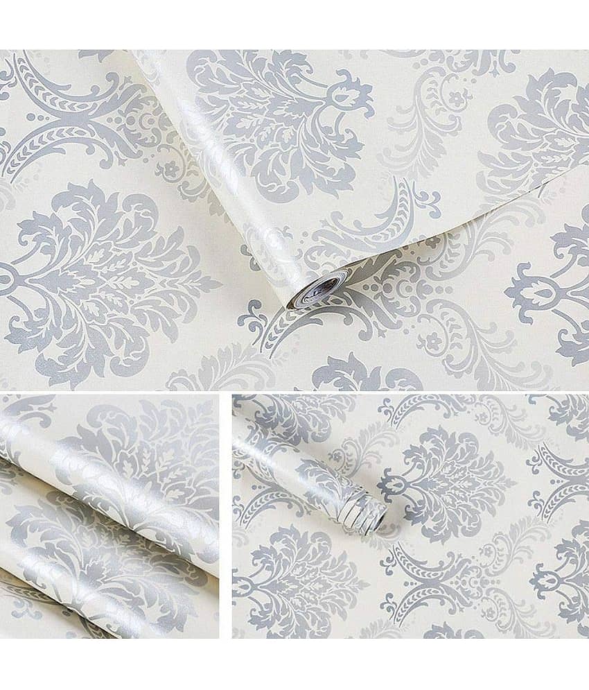 KAAF Floral Wallpaper ( 45 x 1000 ) cm ( Pack of 1 )