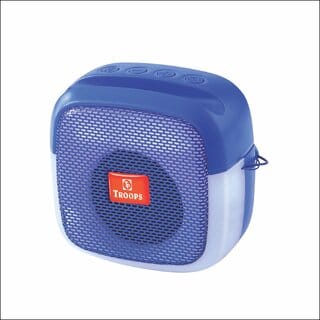 TP TROOPS  Dynamic Thunder Sound with Disco LED 5 W Bluetooth Speaker (Purple, Stereo Channel)-TP-3089-Purple
