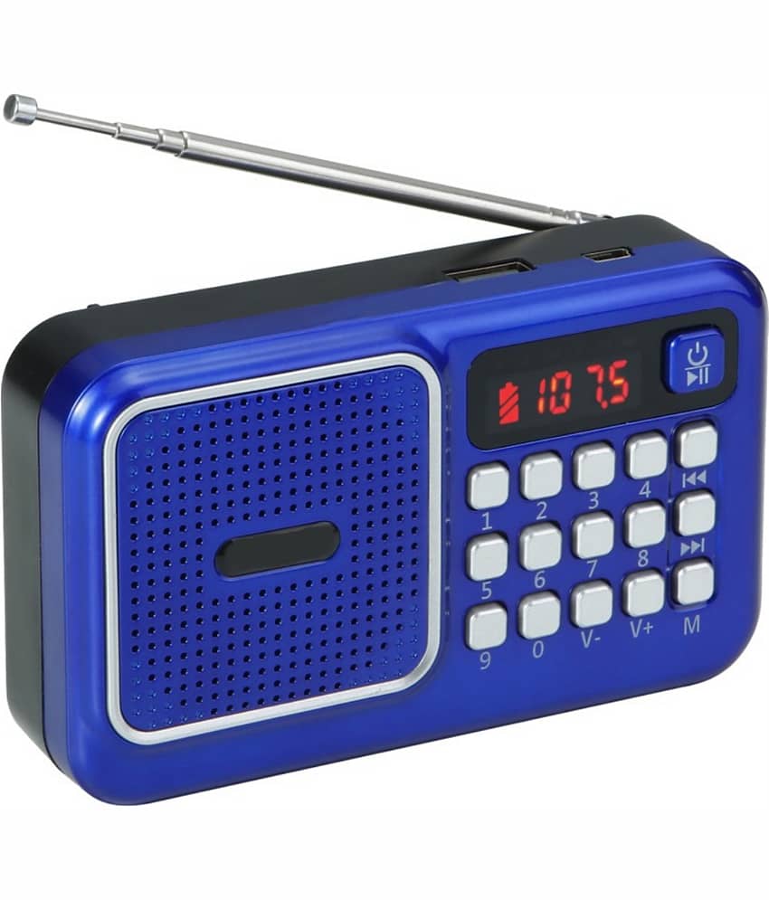 Neo M41 VP RADIO 5 W Bluetooth Speaker Bluetooth v5.0 with USB,SD card Slot Playback Time 4 hrs Black