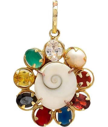 Navratna Religious Pendant (Pack of 1)