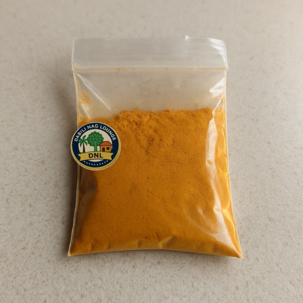 Dabili Nag Lounge's turmeric powder