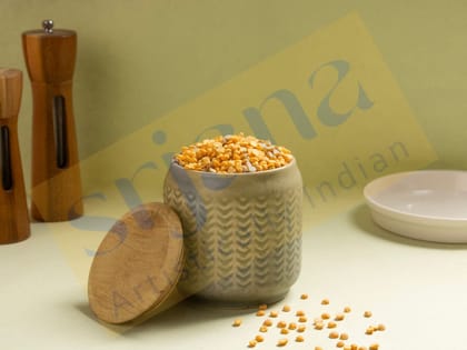 Srjana Handcrafted Ceramic Airtight Jar Srjana Handcrafted Ceramic Airtight Jar