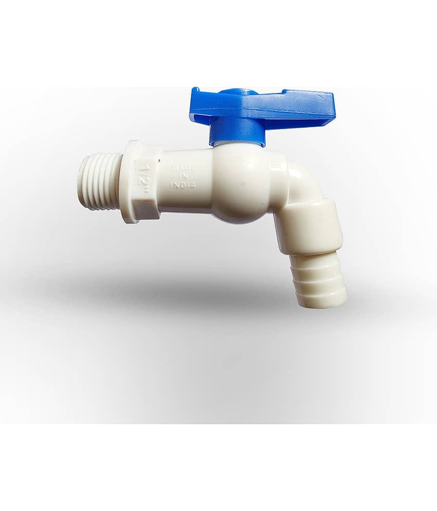 PVC Outdoor Tap, Plastic Bibcock/Water Tap for Kitchen, Bathroom Plastic (ABS) Bathroom Tap (Bib Cock)