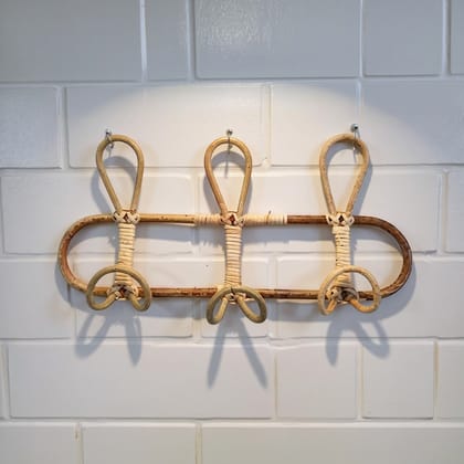 Rattan Clothes Hanger for Garments 