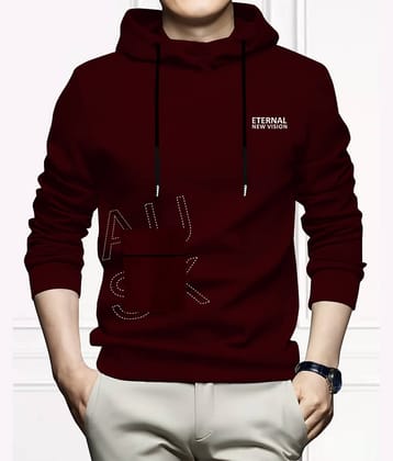 AUSK Hooded T-Shirt for Men - Cotton Blend ( White, Pack of 1 )