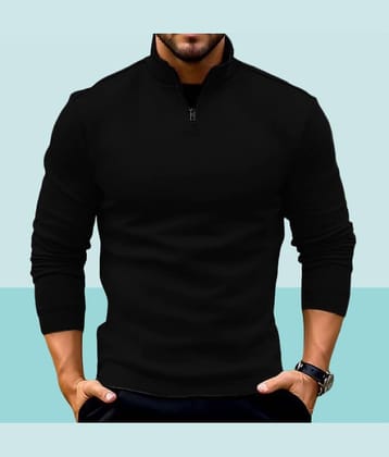 Parona Fleece High Neck Men's Sweatshirt - Olive ( Pack of 1 )