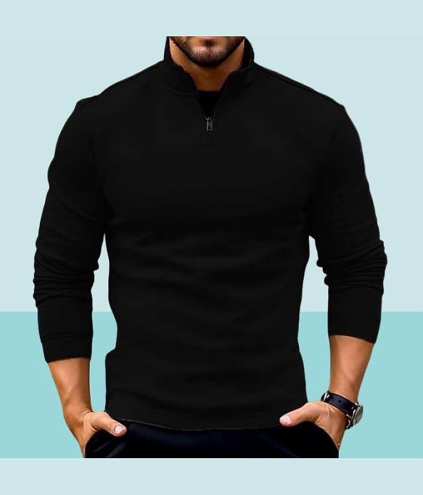 Parona Fleece High Neck Men's Sweatshirt - Olive ( Pack of 1 )