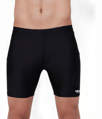 B.S sports wear Pack of 1 Lycra Boxers For Men's ( Black )