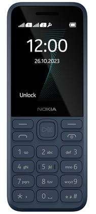 Nokia 130 Music | Built-in Powerful Loud Speaker with Music Player and Wireless FM Radio | Dedicated Music Buttons | Big 2.4 Display | 1 Month Standby Battery Life | Blue