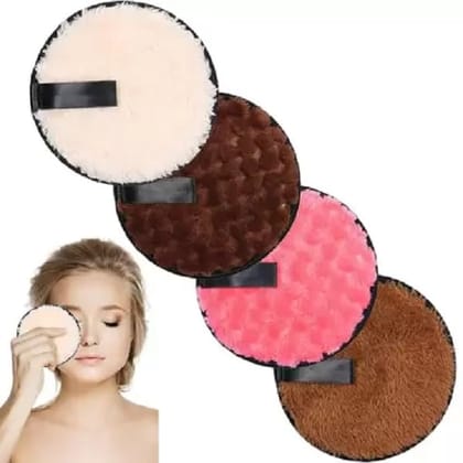 Soft Makeup Remover Pads Microfiber Wipes Heavy, Washable Removal Makeup Remover