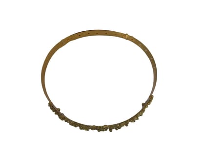 Luxury Gold Textured Women's Belt