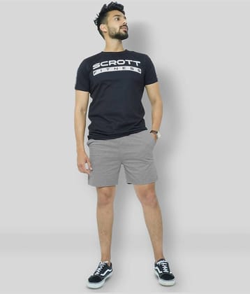 Scrott Merchandise - Grey Cotton Men's Shorts ( Pack of 1 )