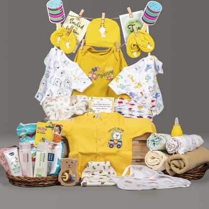 The Baby First Box Newborn Baby Essential Kit - 25 Items The Baby First Box Newborn Baby Essential Kit - 25 Items