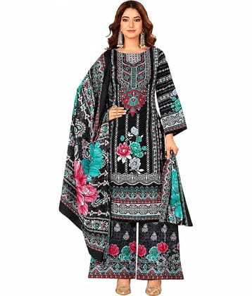 Tendisha Women's Crepe Unstitched Salwar Suit