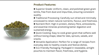 Moong 500g