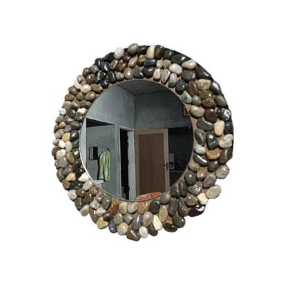 Pebbles Mirror 9 Inch