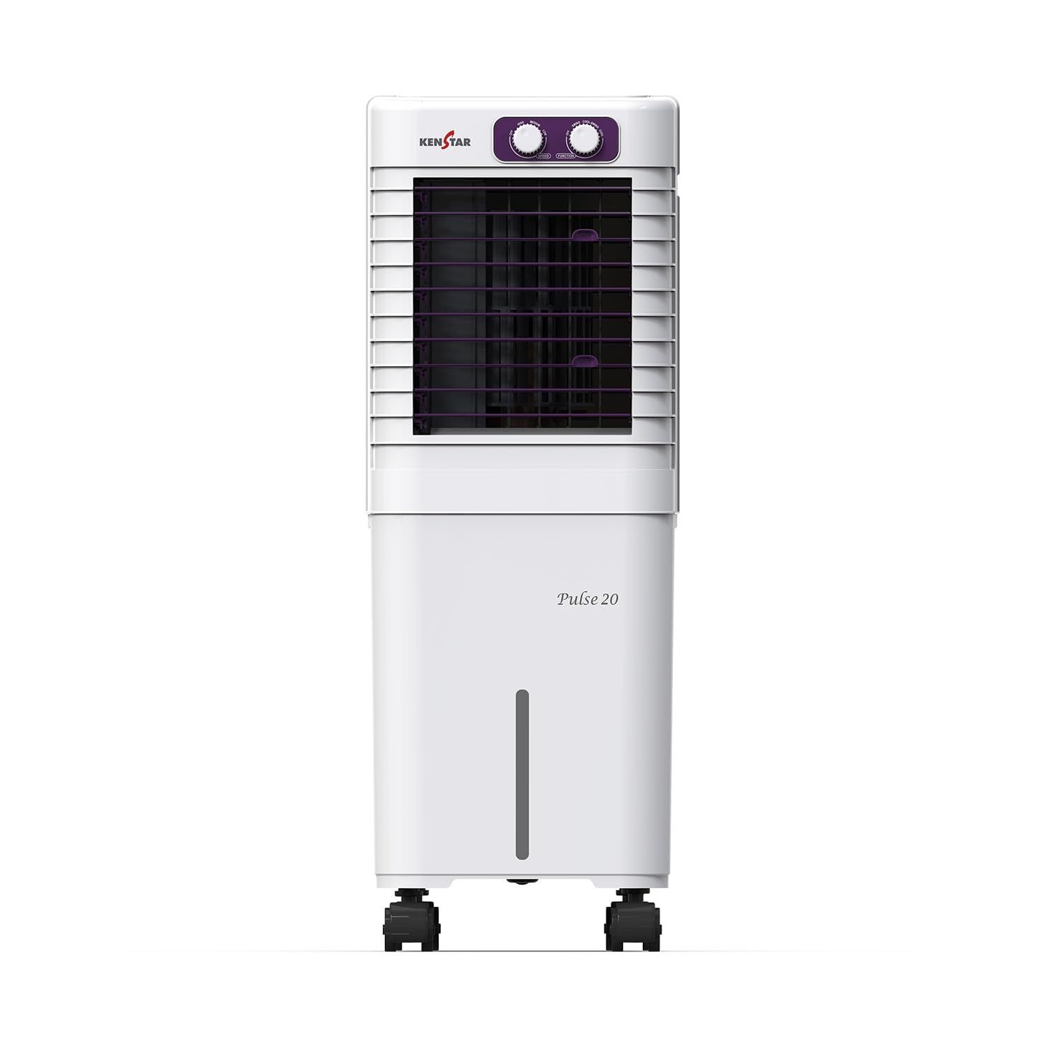 Kenstar Pulse HC 20 Personal Air Cooler with Honeycomb Pads, White & Purple