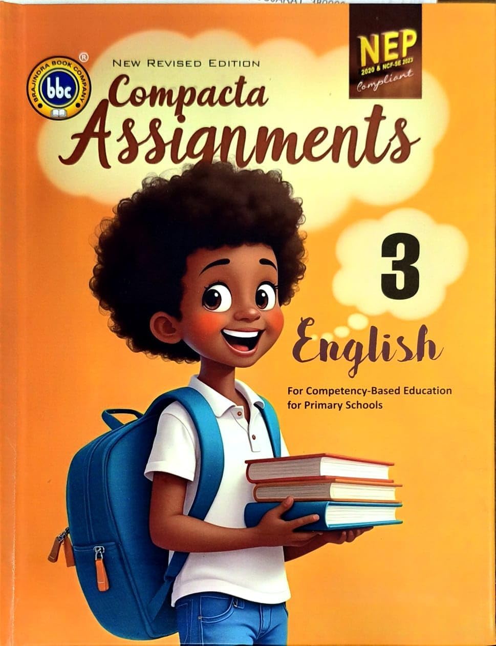 Compacta English Class 3rd new edition for primary schools paperback 2026