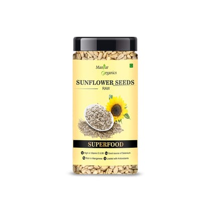 ManHar Organics Sunflower Seeds 150gm Jar For Eating - AAA Grade |Protein and Fiber Rich Superfood| ManHar Organics Sunflower Seeds 150gm Jar For Eating - AAA Grade |Protein and Fiber Rich Superfood|