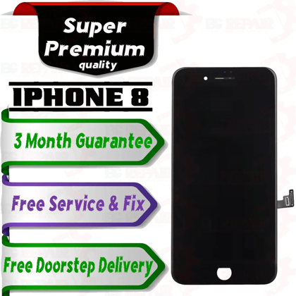 Apple iPhone 8  (display glass combo folder) Mobile Display LCD Screen With Touch..