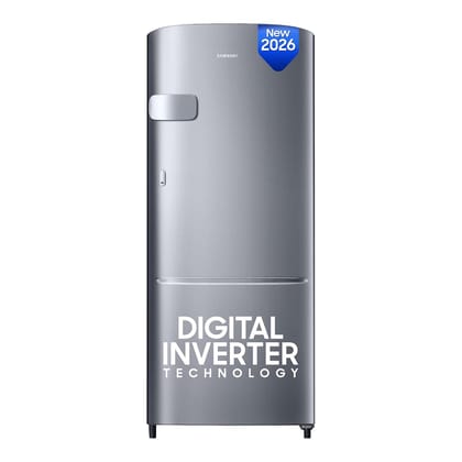 Samsung 183 L, 3 Star, Digital Inverter, Direct-Cool Single Door Refrigerator (RR20H1Y23S8/HL, Silver, Elegant Inox, Single Touch Defrost, 2026 Model) Samsung 183 L, 3 Star, Digital Inverter, Direct-Cool Single Door Refrigerator (RR20H1Y23S8/HL, Silver, Samsung 183 L, 3 Star, Digital Inverter, Direct-Cool Single Door Refrigerator (RR20H1Y23S8/HL, Silver, Elegant Inox, Single Touch Defrost, 2026 Model) Samsung 183 L, 3 Star, Digital Inverter, Direct-Cool Single Door Refrigerator (RR20H1Y23S8/HL, Silver,