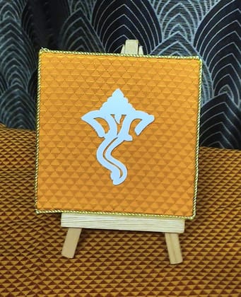 Hand made ganpati symbol fridge magnets with stand