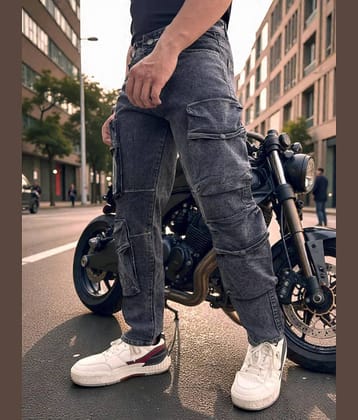 Styzon Regular Fit Solid Men's Jeans - Black ( Pack of 1 )