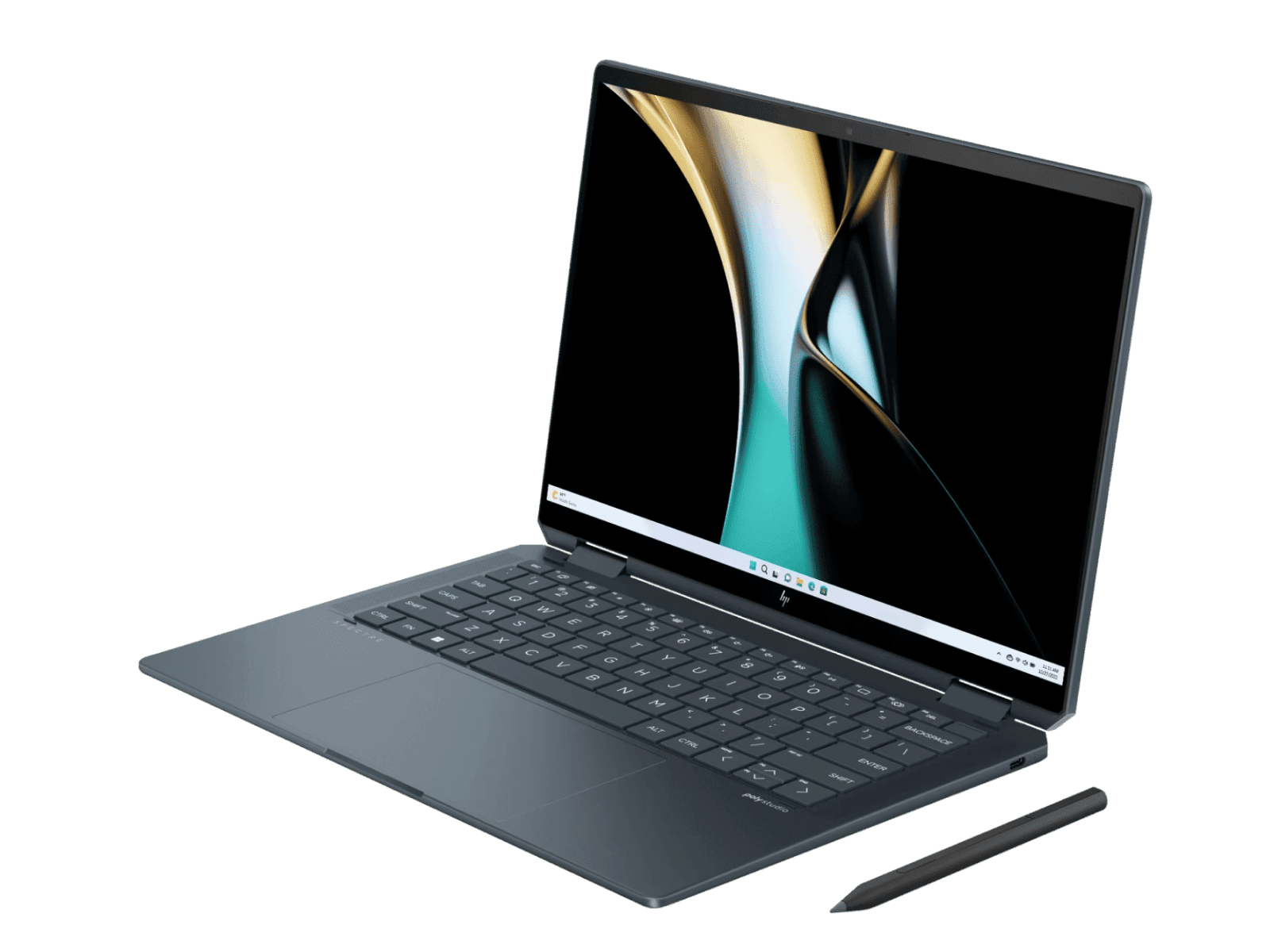 HP Spectre x360 35.6 cm (14) 2-in-1 Laptop, Intel® Core™ Ultra 7 processor, 32 GB LPDDR5x RAM, 1 TB SSD Hard Drive, Blue, 14-eu0558TU