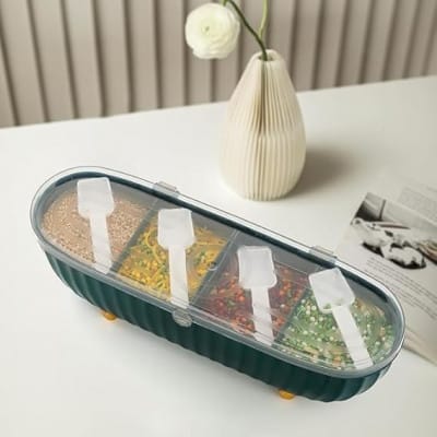 Wholesale Item - 4-GRID SEASONING BOX - MOQ 22 Pieces