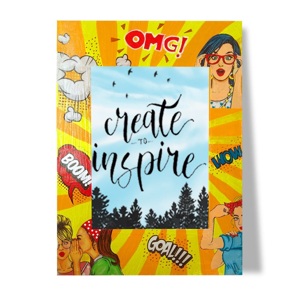 Image Transfer on Photo Frame DIY Kit by Penkraft