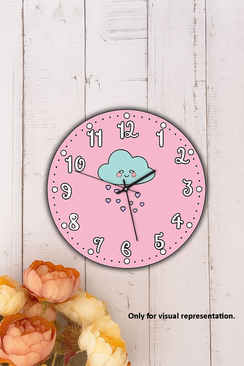 Dbeautify's DIY Cloud Wall Clock for Kids
