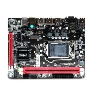 H61 Motherboard | LGA1155, 2xDDR3, Supports Pentium/i3/i5/i7, 6+4 USB, 3xSATA, NVMe/M.2, HDMI, VGA, PCIe x16 (FT-0470)