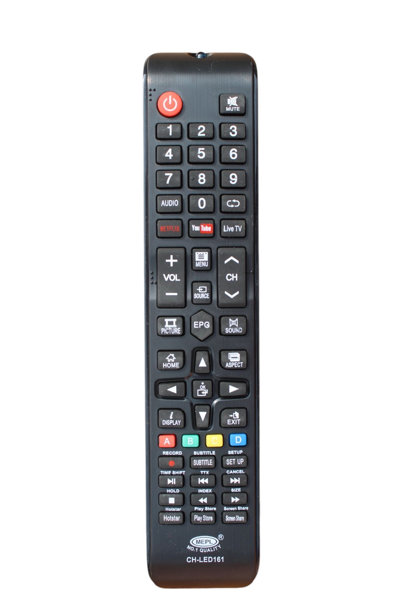 V3Deals Compatible Remote Control with Cemex/Toshiba/eAirtec/Treeview/Wisdom/Samsung | Non Voice | Please Match The Image with Your Old Remote (China LED 161)