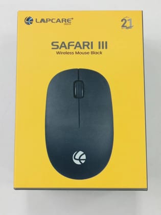 Lapcare Safari III Wireless Mouse Black (LWM-003)