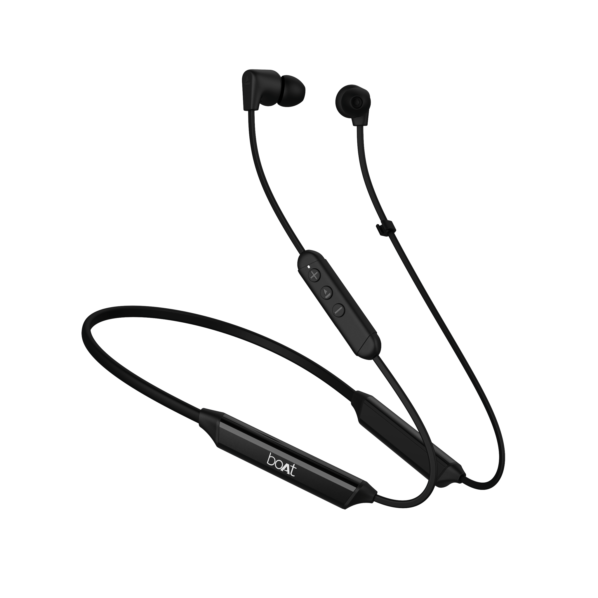 boAt Rockerz Trinity | Wireless Neckband Earphones with Crystal Bionic Sound powered by HiFi®️ DSP, 10mm Drivers, Upto 150 Hours Playback, ASAP™️ Charge, ENx™️ Technology Cosmic Black