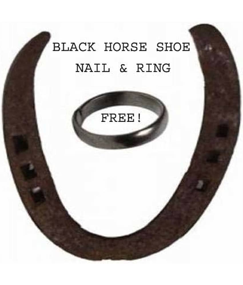 Shri Astha Vinayak Iron Horse Shoe Ring