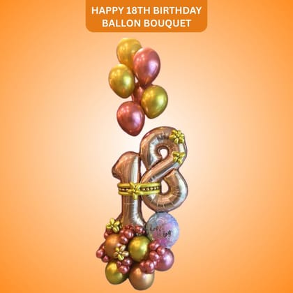 Happy 18th Birthday Balloon Bouquet